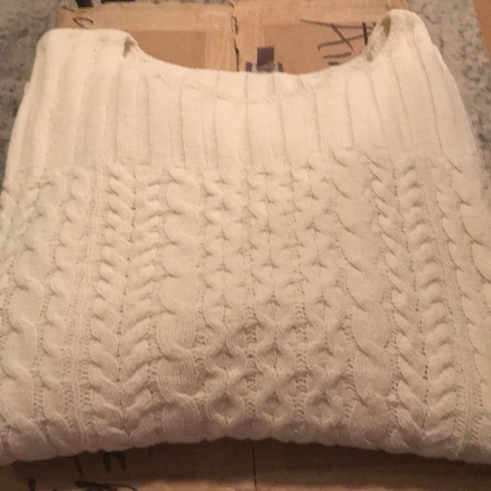 JJill chenille cotton sweater
